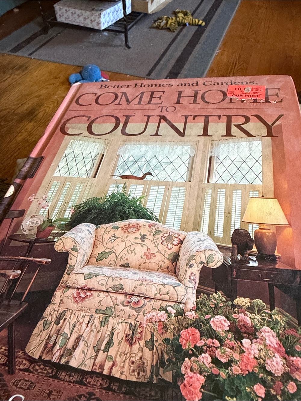 Come Home to Country Decorative Coffee Table Book - Pink